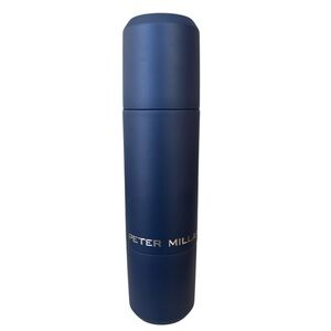 Peter Millar Limited Edition Insulated Thermos Navy Blue Water Bottle New No Box